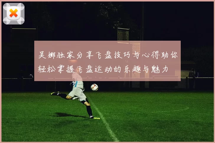 吴娜独家分享飞盘技巧与心得助你轻松掌握飞盘运动的乐趣与魅力